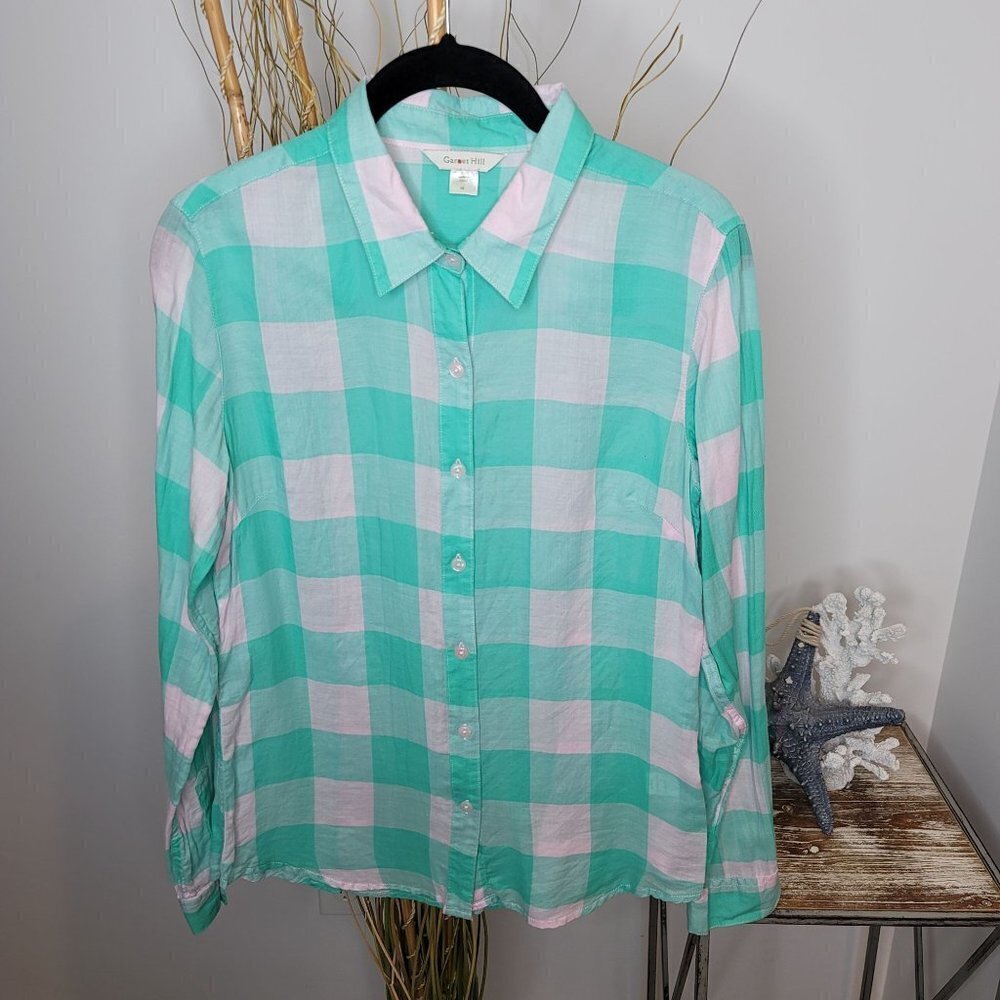 Garnet Hill Button Down Womens 6